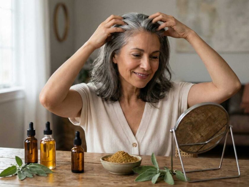 علاج الشيب في الشعر: أفضل 10 وصفات طبيعية معجزة لتغيير حياتك في 2026 علاج الشيب في الشعر