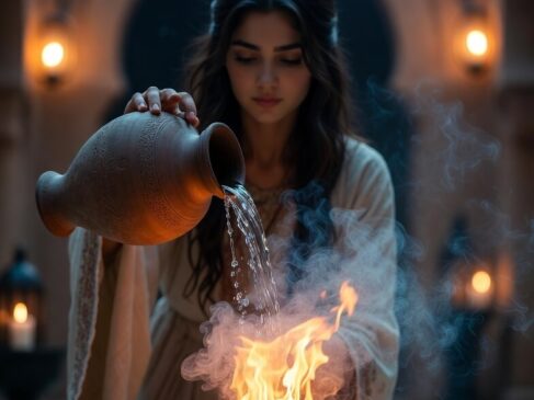 تفسير حلم إطفاء النار بالماء للعزباء