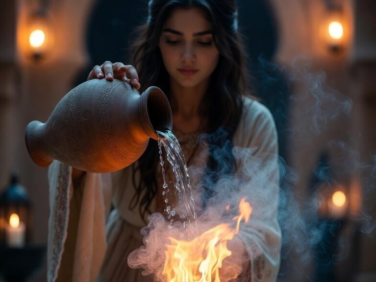 تفسير حلم إطفاء النار بالماء للعزباء
