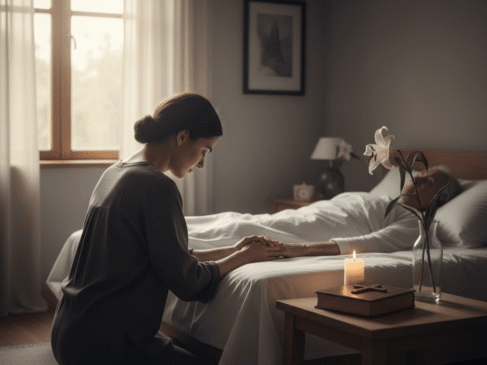 تفسير حلم موت شخص مريض والبكاء عليه