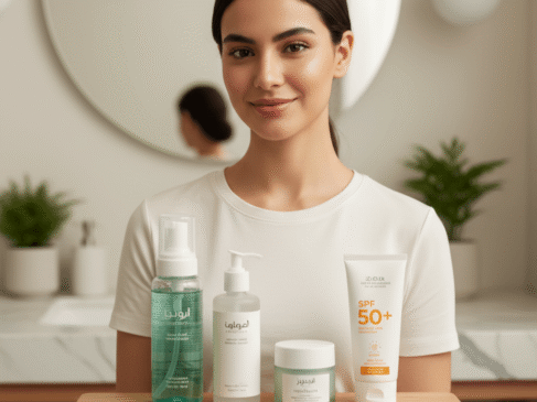 روتين العناية بالبشرة للمبتدئين